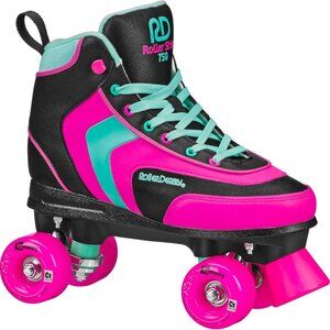 Roller Derby Roller Star Women's Roller Skates Size 8 Mint Maven Pink Aqua Black
